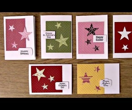 Using Paper Scraps to Make Quick and Easy Embossed Cards