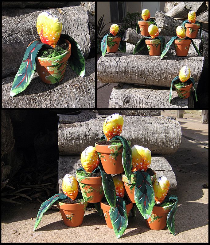 Building Audrey II Bud Soft Sculptures