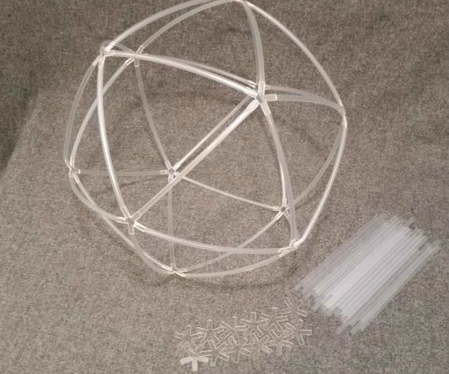Make an Icosahedron Out of Plastic Straws