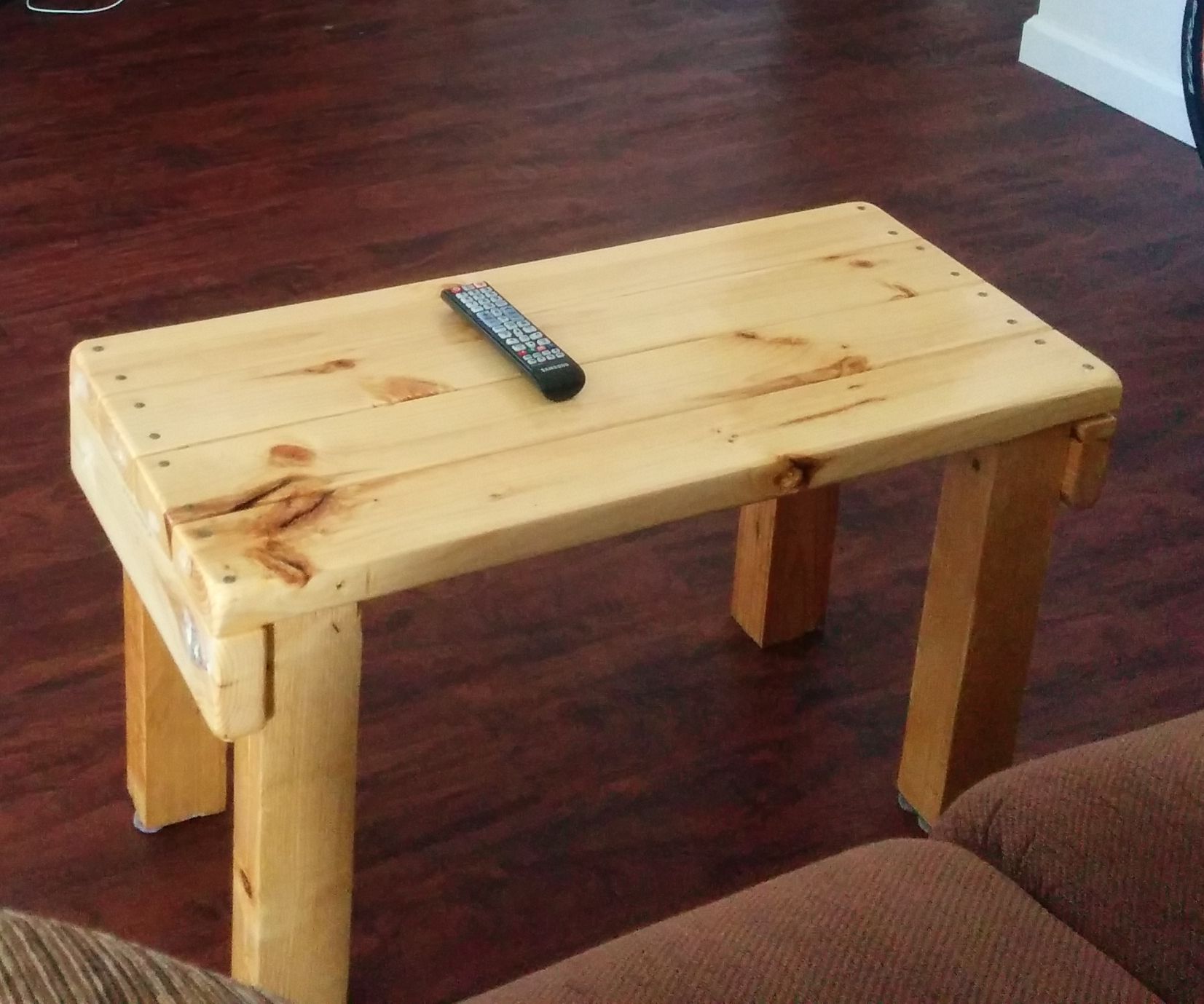 Build a Coffee Table/TV Stand With Reclaimed Wood