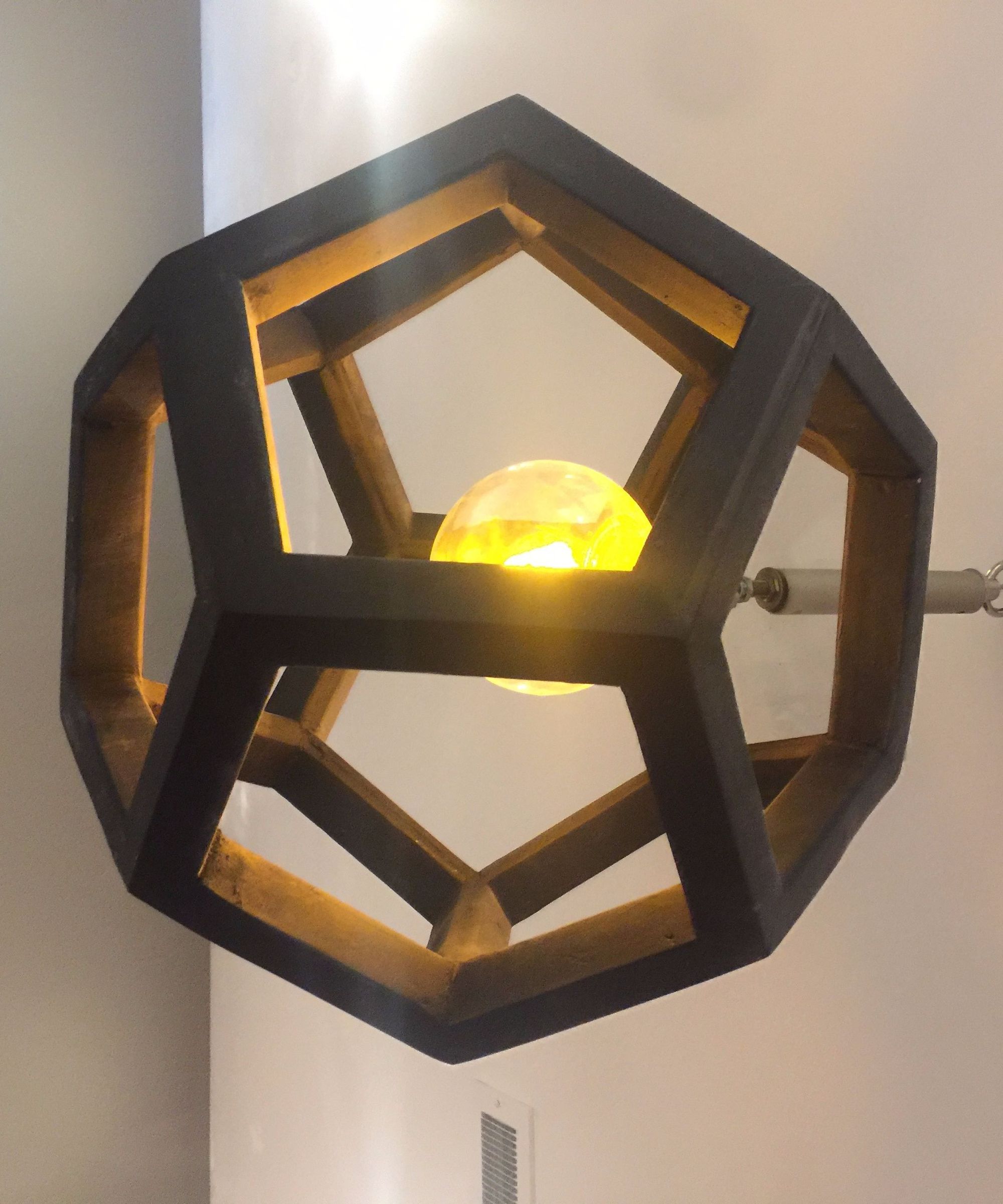 Dodecahedron Light Fixture