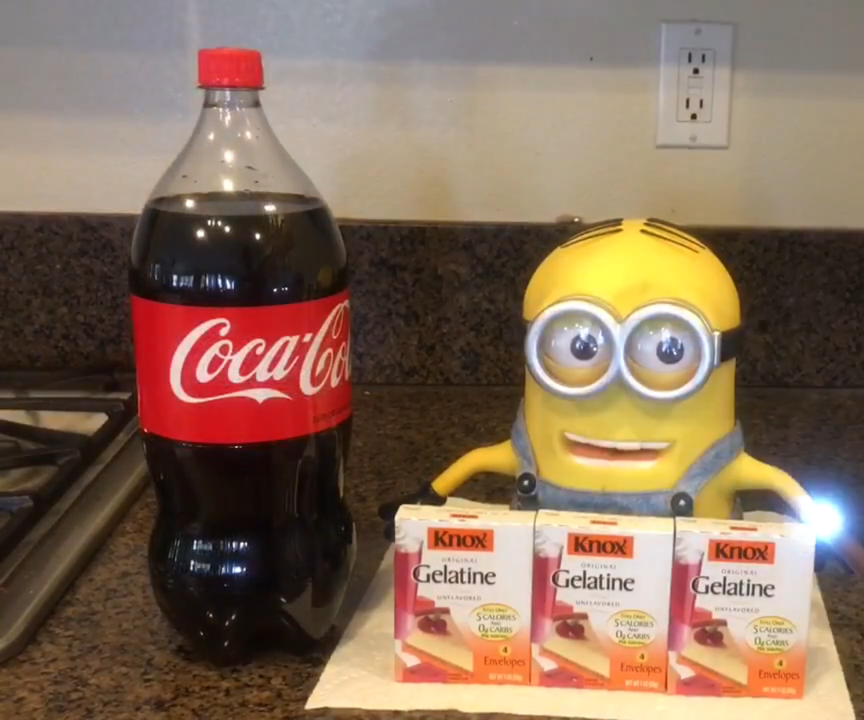 How to Make Huge Giant Gummy Coca Cola Bottle (recipe)