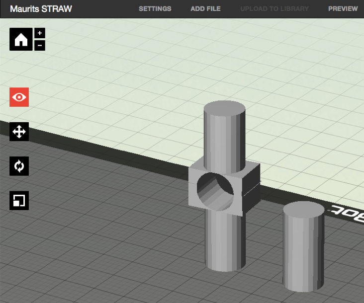3D Printing Straw Connectors 