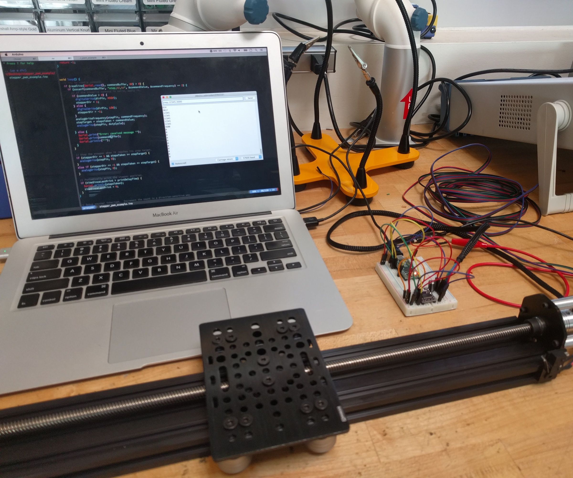Control a Stepper Motor with PWM