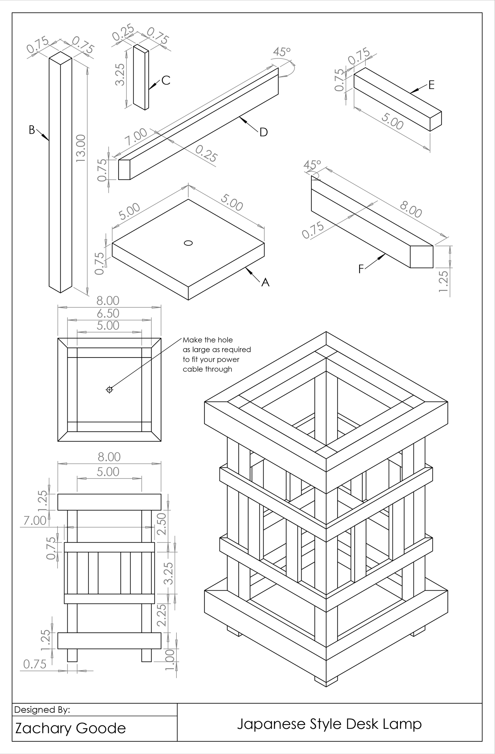 Japanese Style Desk Lamp 5 Steps (with Pictures) Instructables