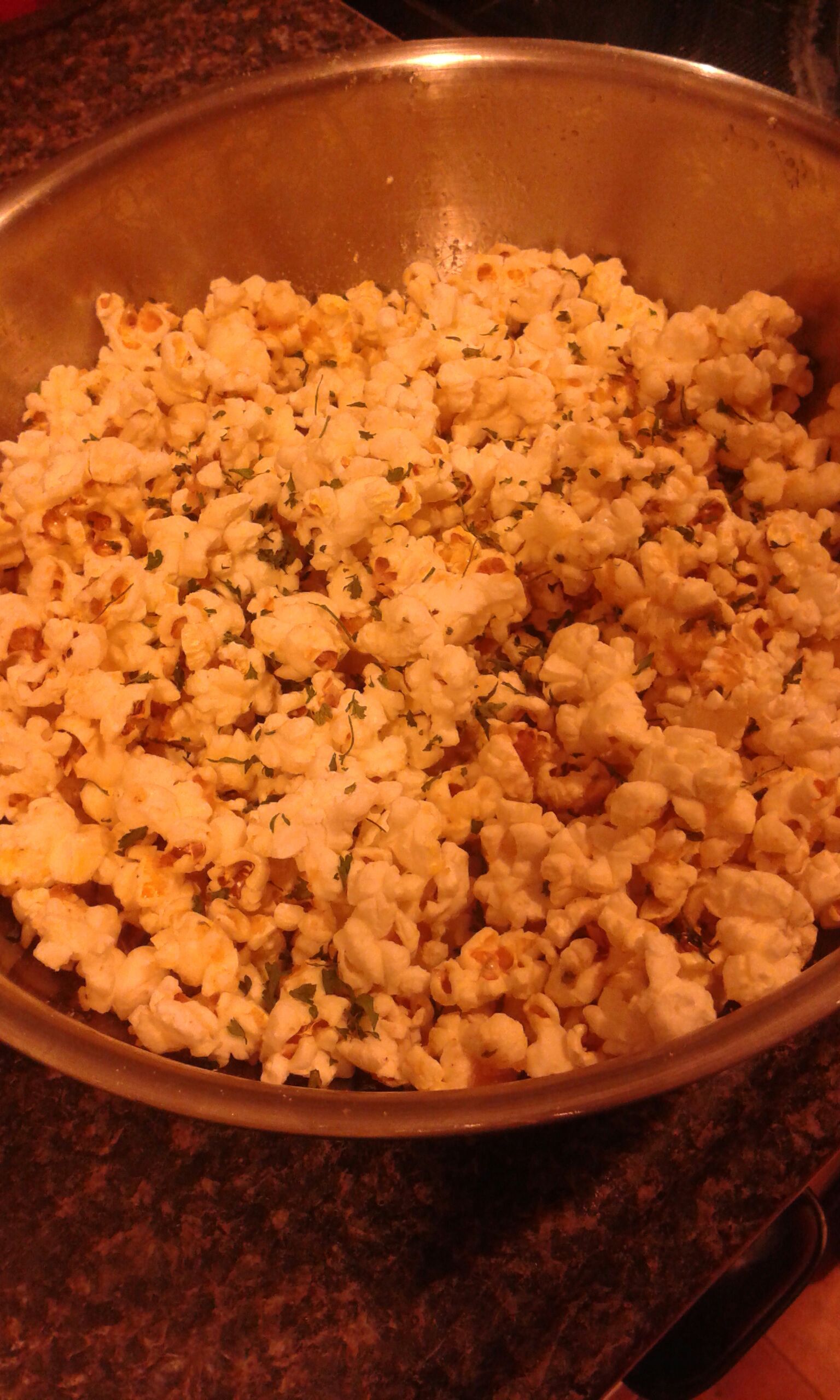 How to make garlic popcorn! (14 minutes)