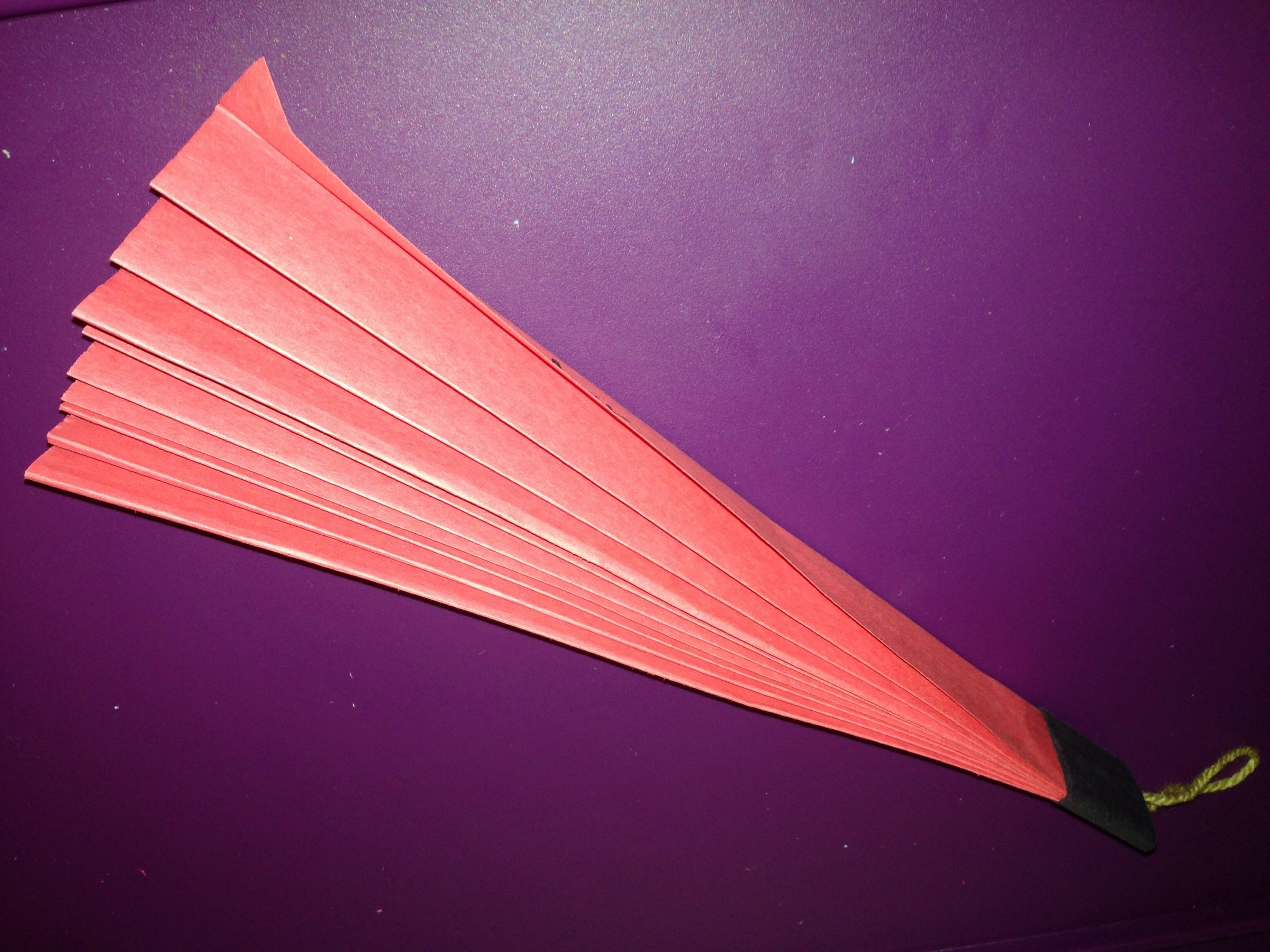 Paper Fans 4 Steps Instructables