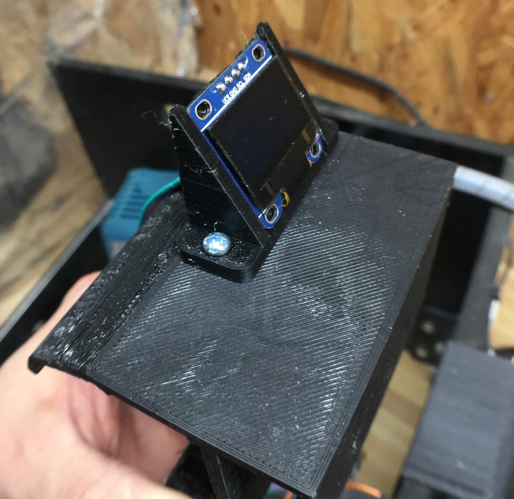 Attach the OLED Display to Its Holder