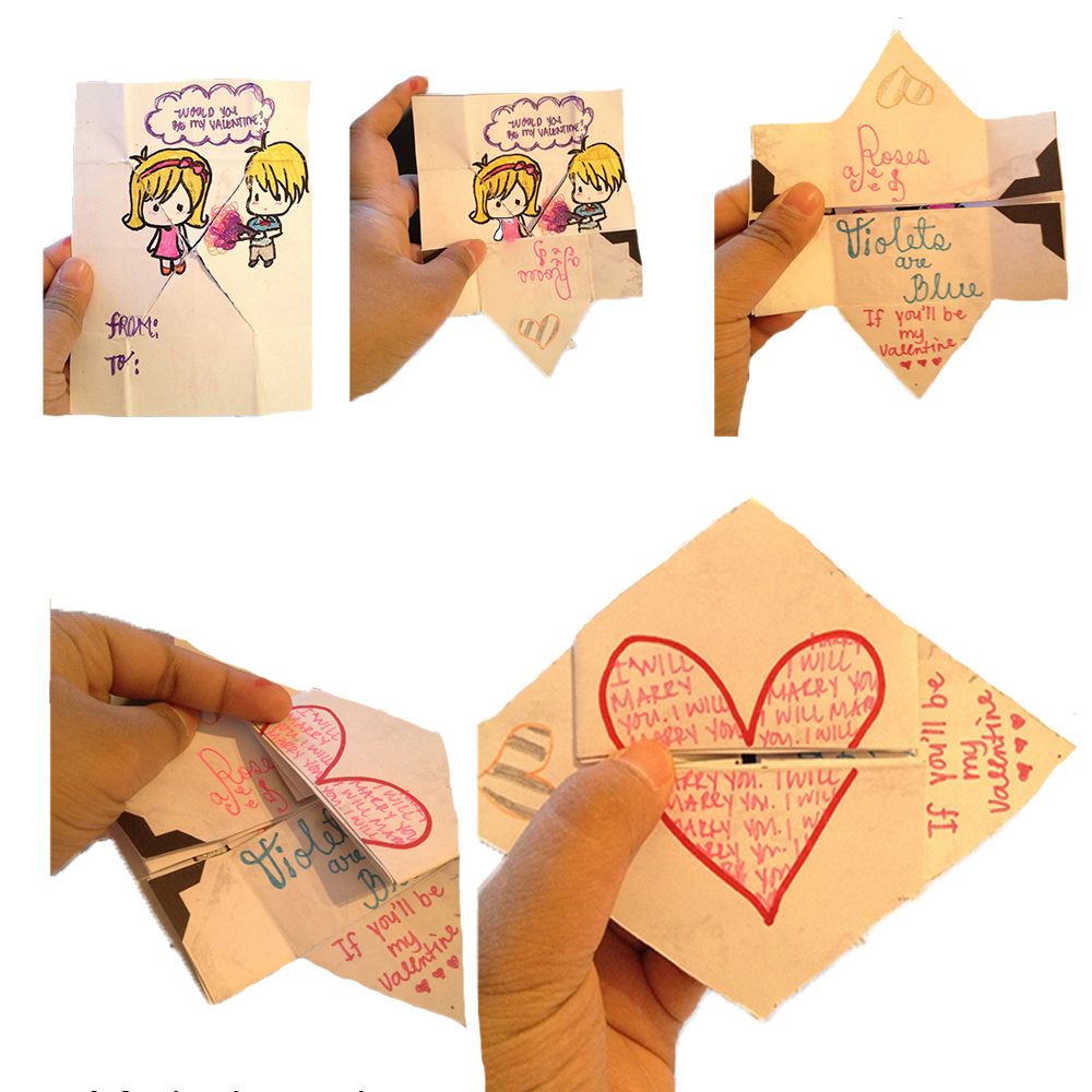 Valentines Continuous Card Surprise
