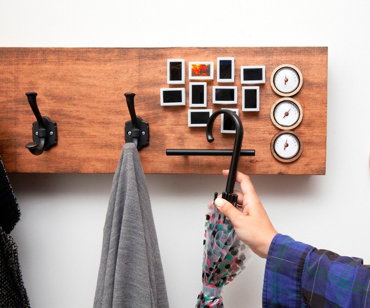 Weather Forecasting Coat Hooks