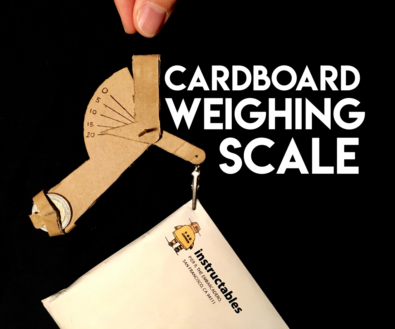 Cardboard Weighing Scale