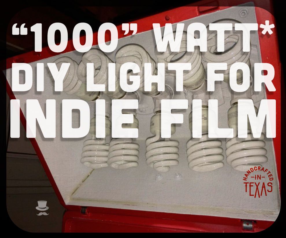 "1000" Watt DIY Light for Indie Film and Photography