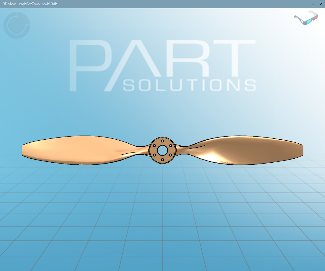 3D Printed Propeller (as a Ceiling Lamp)