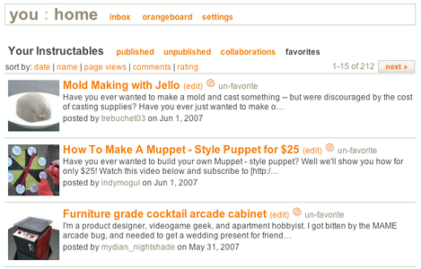 How to Add an Instructable to Your List of Favorites and How to Rate an Instructable