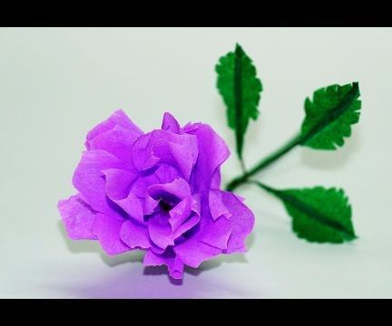 DIY Crafts Flower Making. How to Make Paper Rose. DIY Paper Crafts. Easy  Paper Flowers / Julia DIY