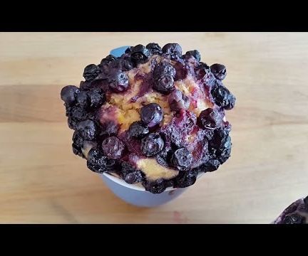 Banana Blueberry Muffins - Whole Wheat Muffins - Mug Muffin - Muffin in a Mug -