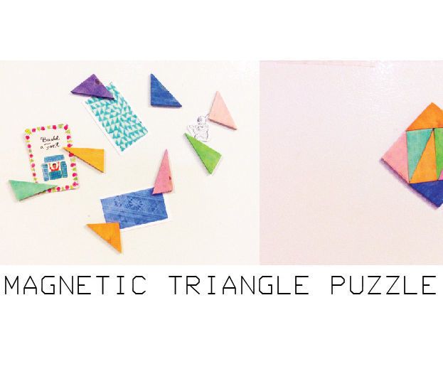 Magnetic Triangle Puzzle Set