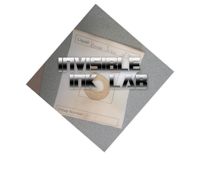 Invisible Ink Lab - True Experimentation for the Start of the School Year