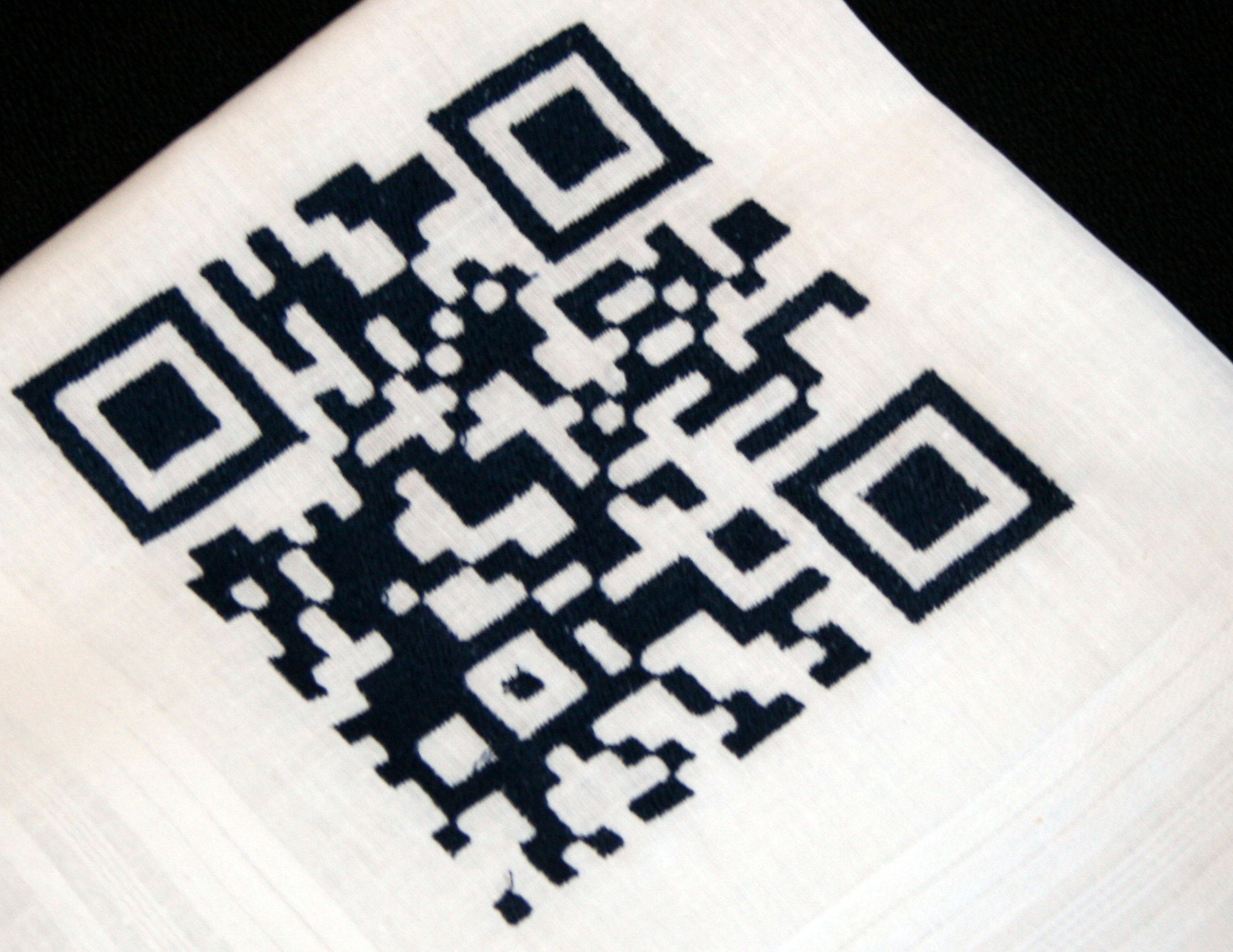 CNC Embroidery: QR Code