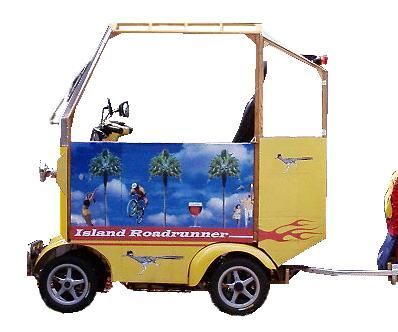 Light Electric Vehicle: One-Passenger @ 15mph, 210# Curb Weight