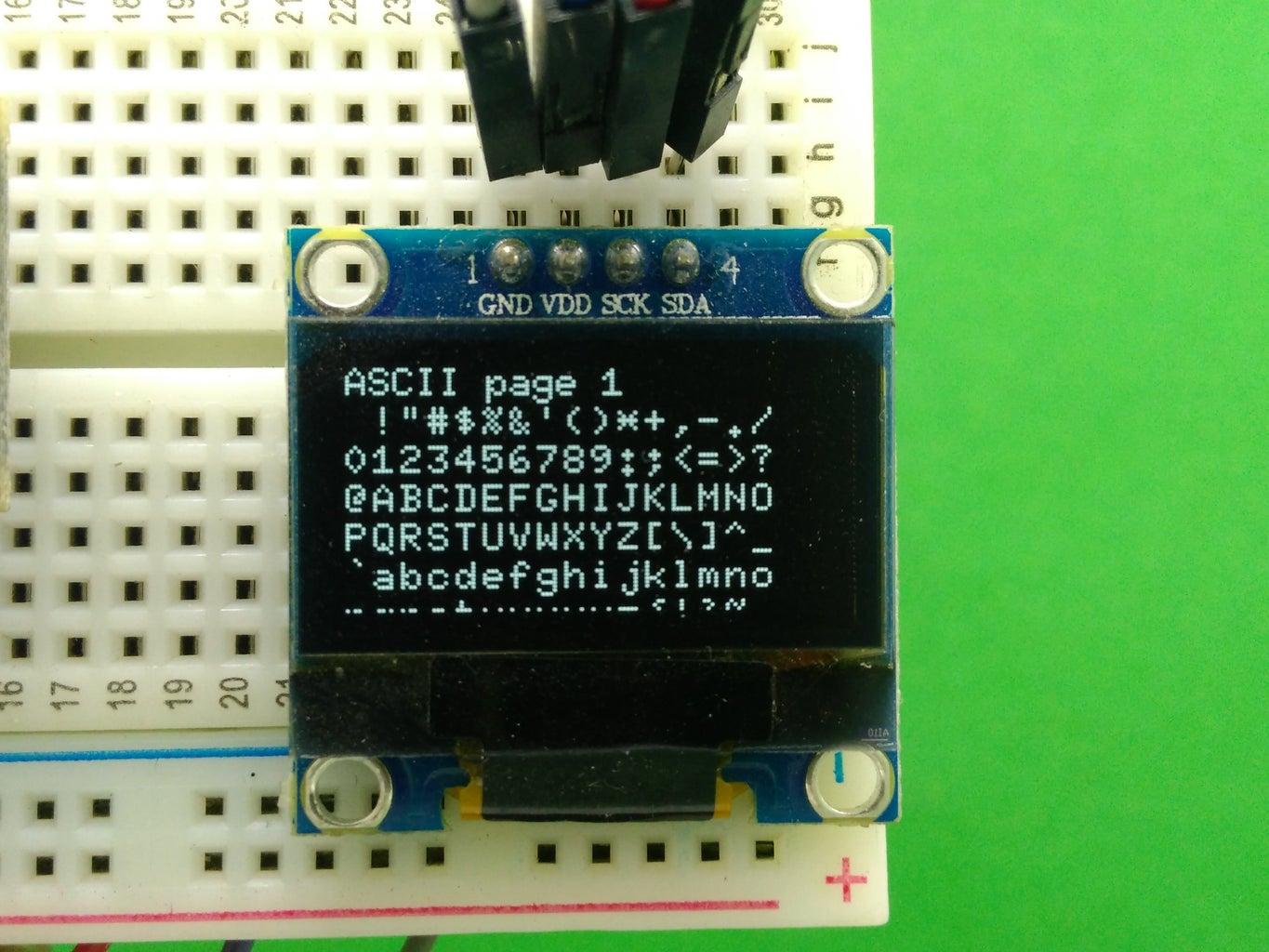 How to Interface Oled and Arduino (Part -1) : 5 Steps (with Pictures ...