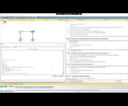 2.2.3.3 Packet Tracer Configuring Initial Switch Settings