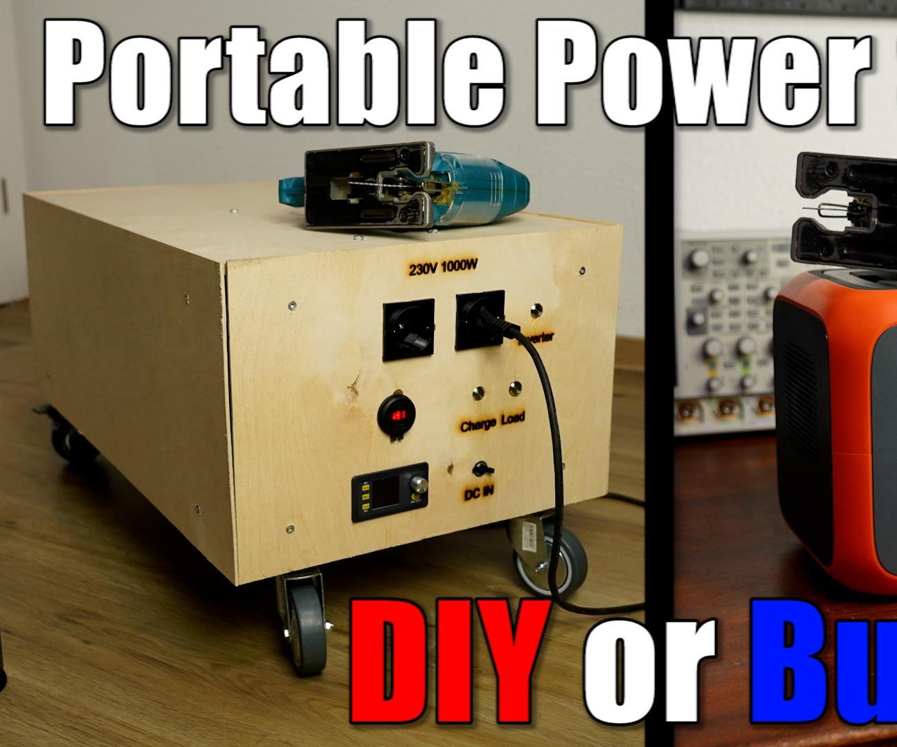 DIY Portable Power Station 4 Steps Instructables