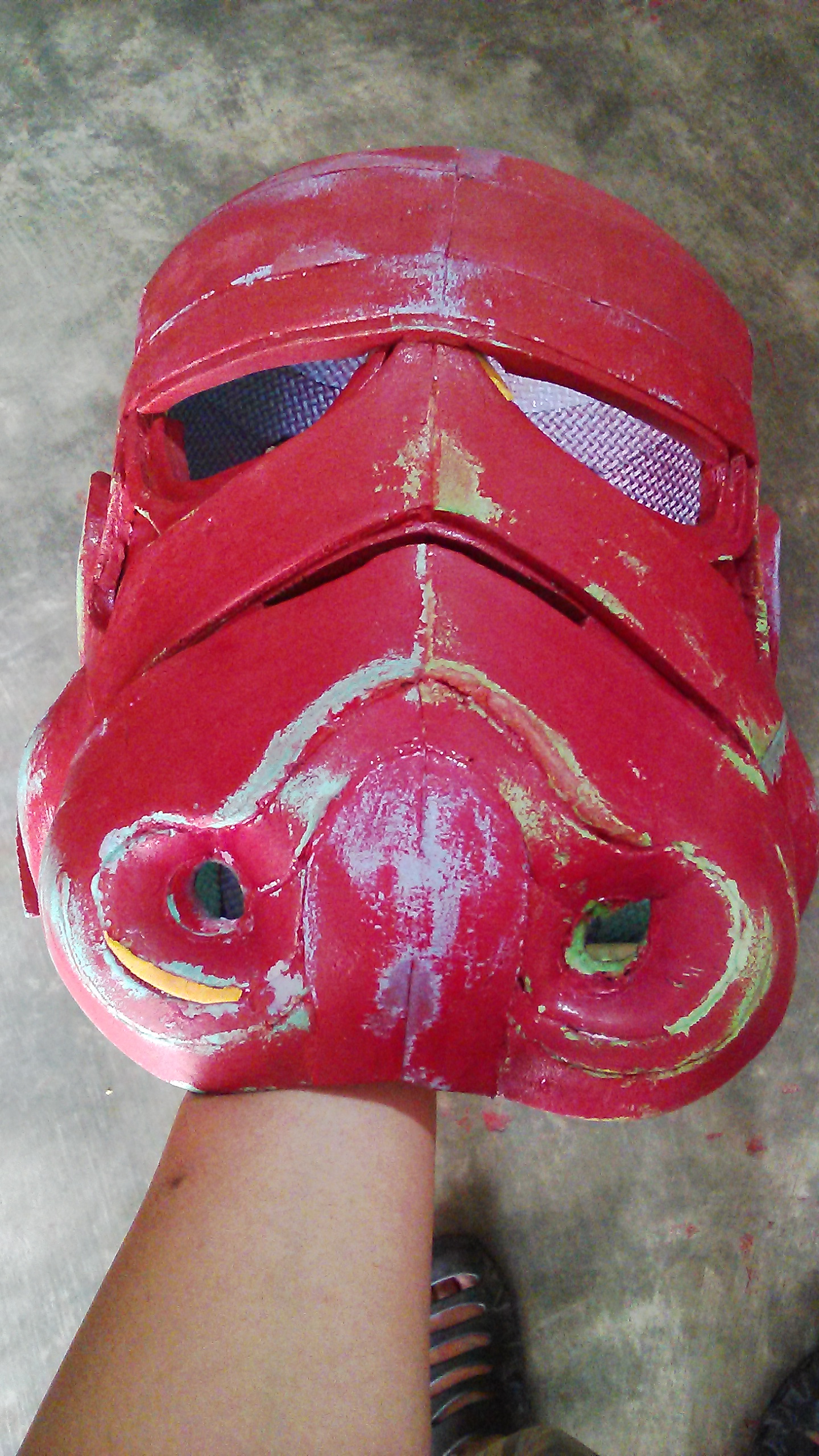 Starwars Stormtrooper Helmet Using Eva Foam 6 Steps (with Pictures