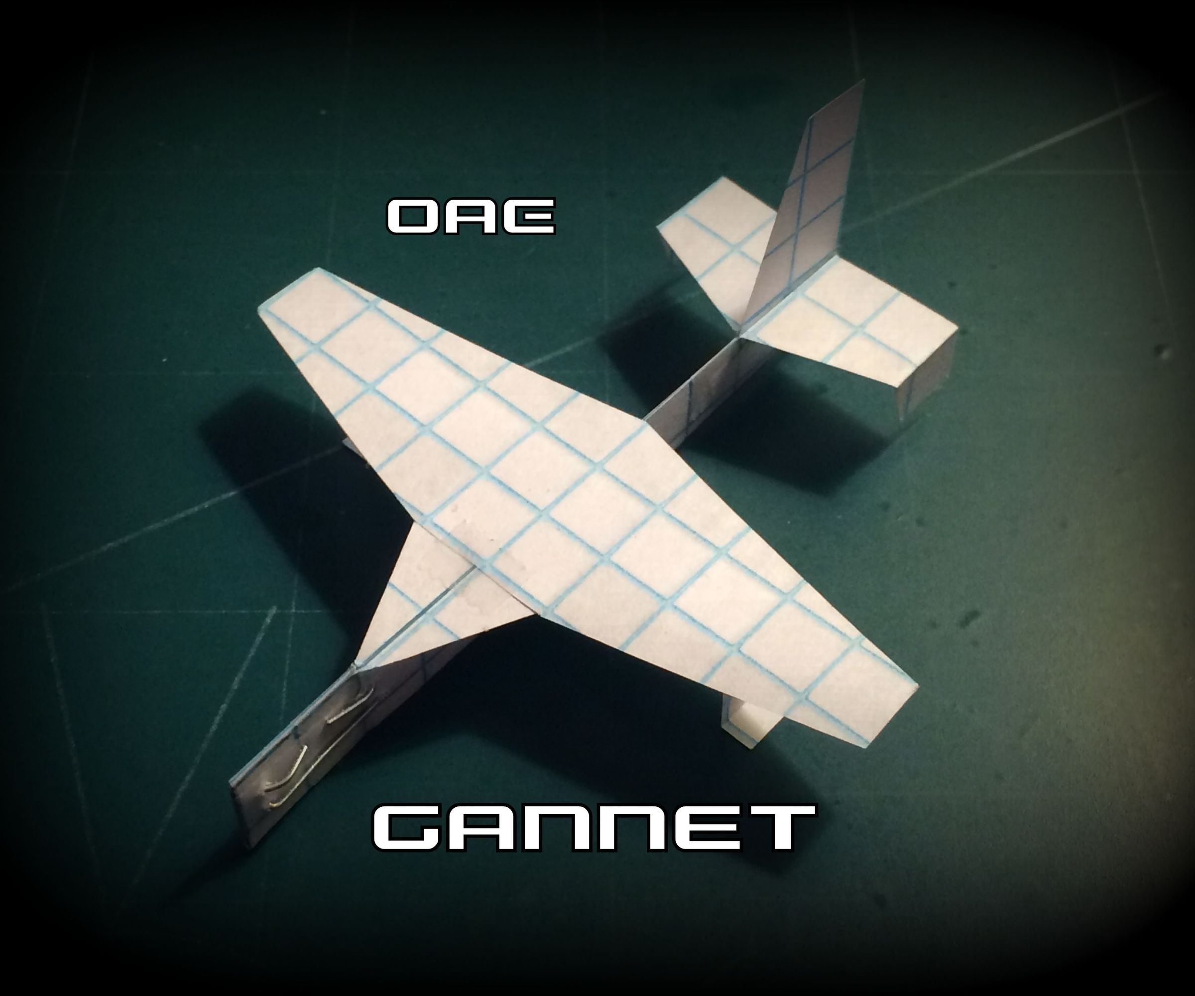 How to Make the Gannet Paper Airplane