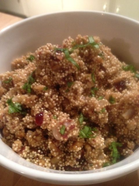 Gluten-Free Cranberry & Candied Walnut Quinoa