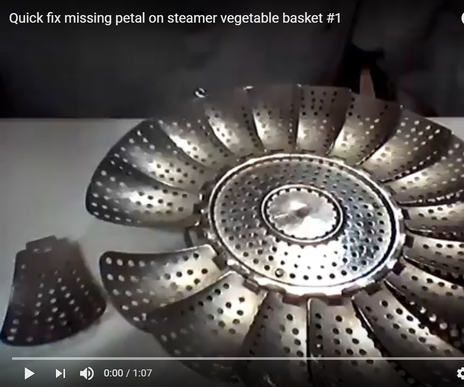 Quick Fix Missing Petal on Steamer Vegetable Basket