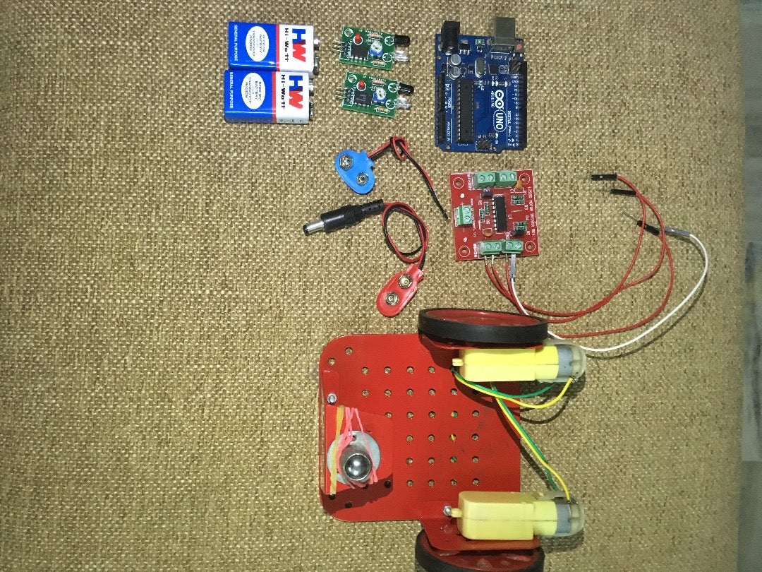 Obstacle Avoider Robot Using Arduino Uno and IR Proximity Sensor : 7 ...