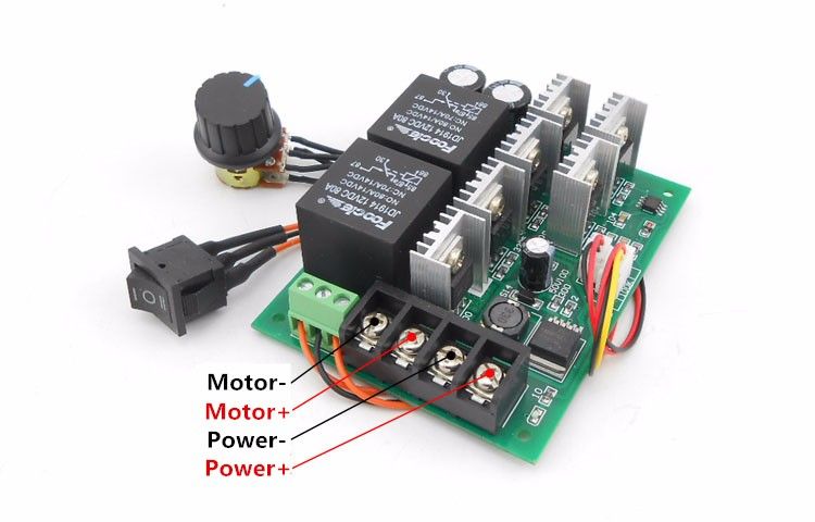 Power Regulator Circuit For 12v Motor Fan Speed Controller DC Motor
