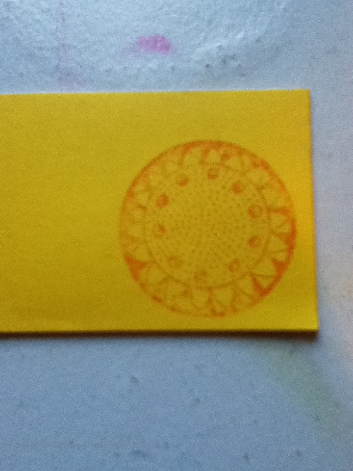 DIY Stamped Sticky Notes