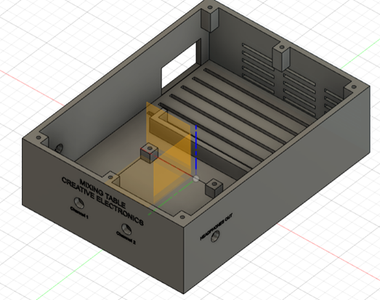 Designing the Mixing Desk Box Using 3D
