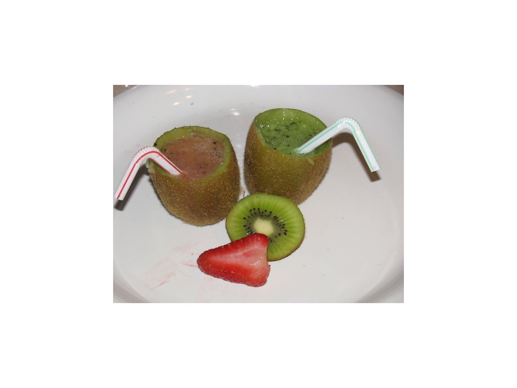 Kiwi Infused Rum Shots