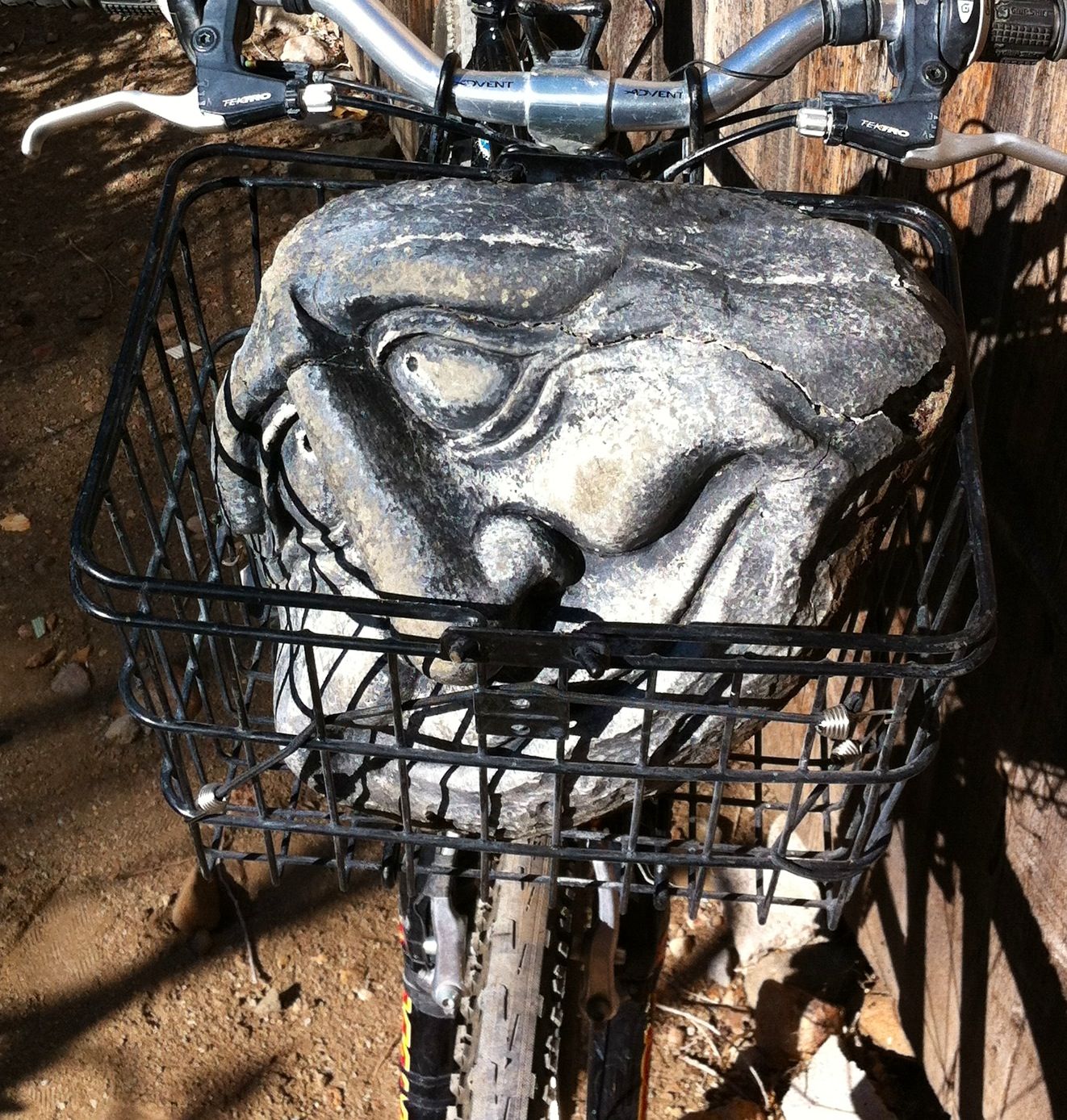 Disappearing Bike Baskets