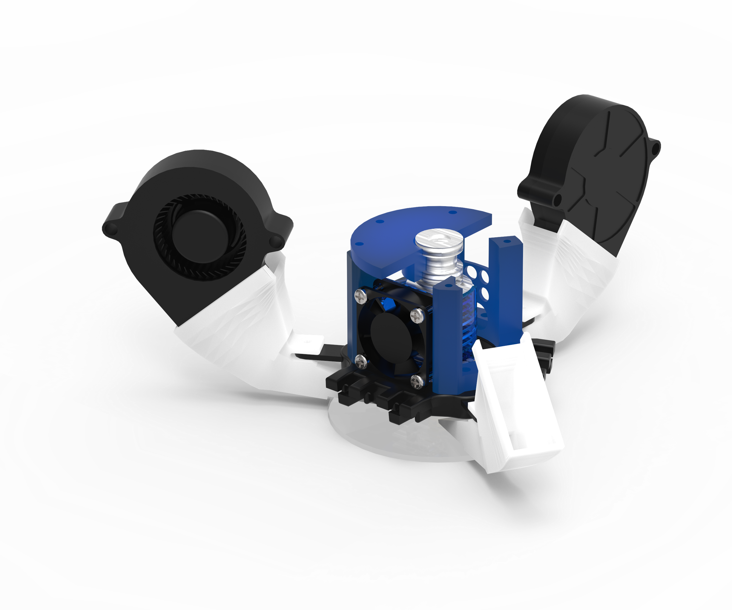 E3d V6 Rostock Max V2 Mount With Part Cooling