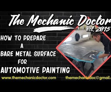 How to Prepare a Bare Metal Surface for Automotive Painting 
