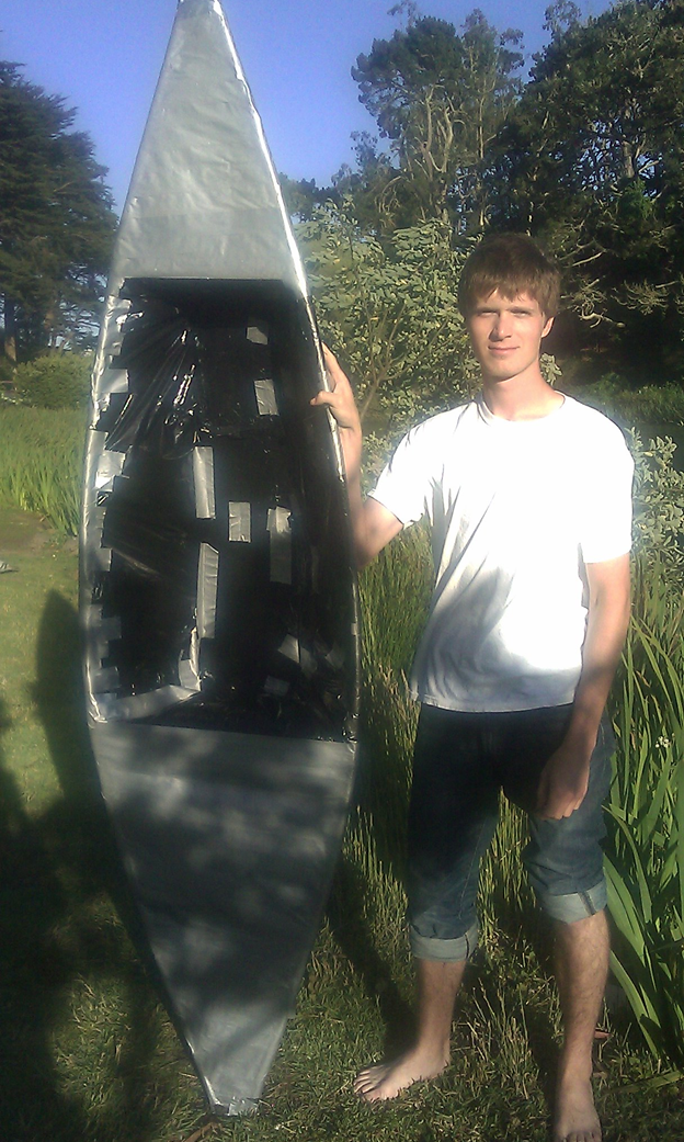 Duct Tape and PVC Kayak