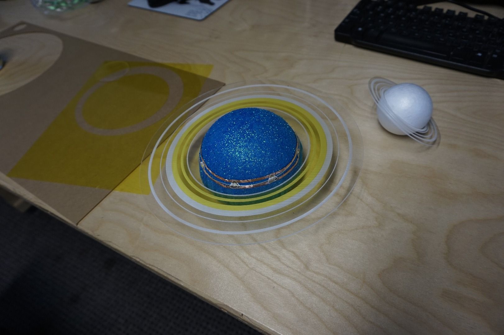 Satern Model Science Project 3d Saturn Project