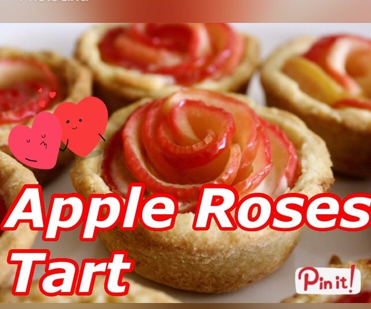 Apple Roses Tart | Valentine Dessert