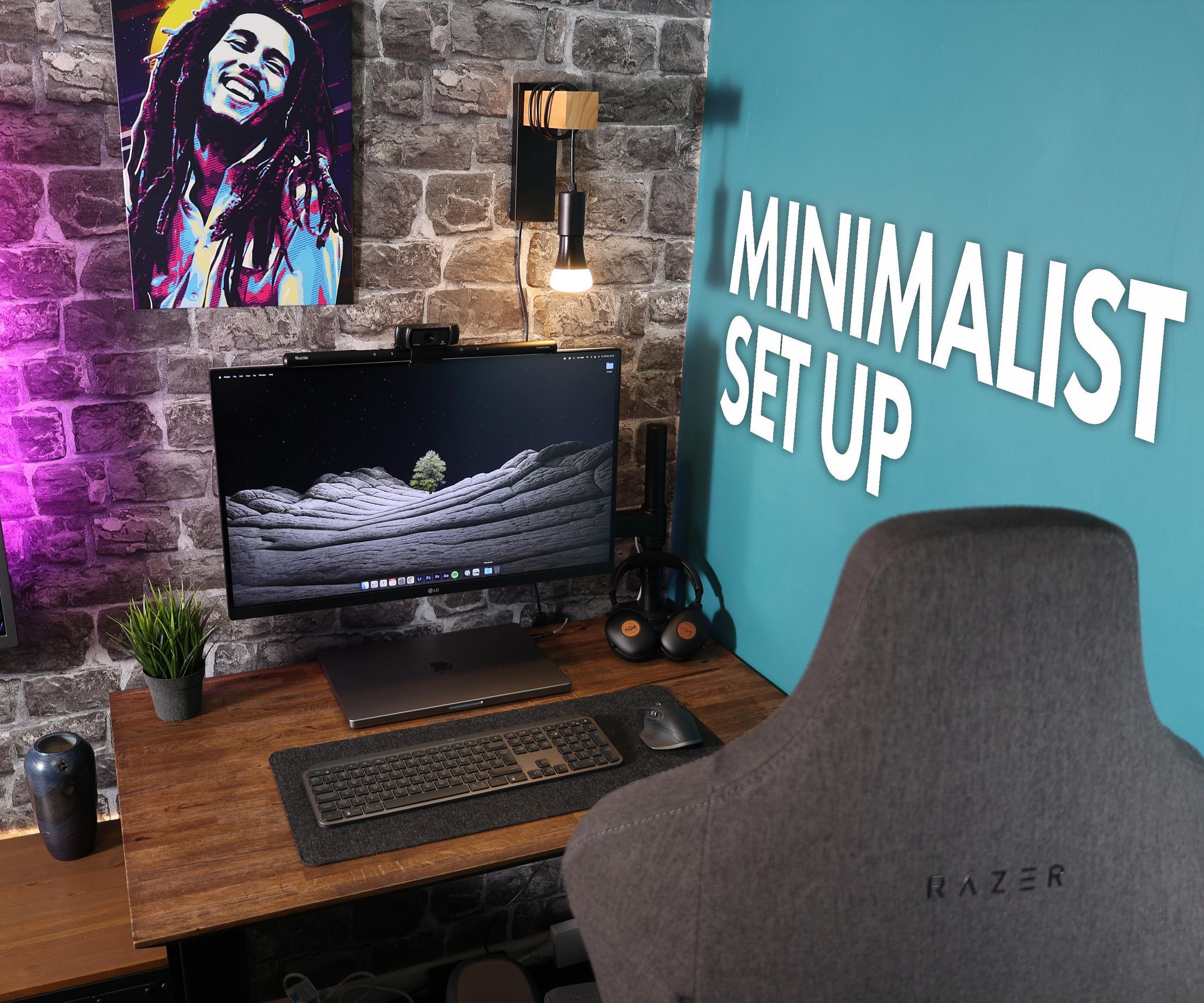 How to Make a Minimalist Desk - Work From Home Set Up