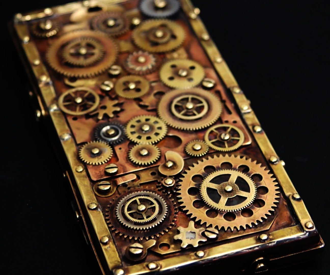 Steampunk DIY Phone Case - Copper and Brass