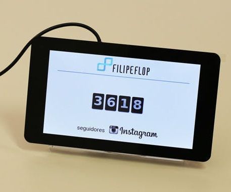 Raspberry Pi Instagram Followers Counter