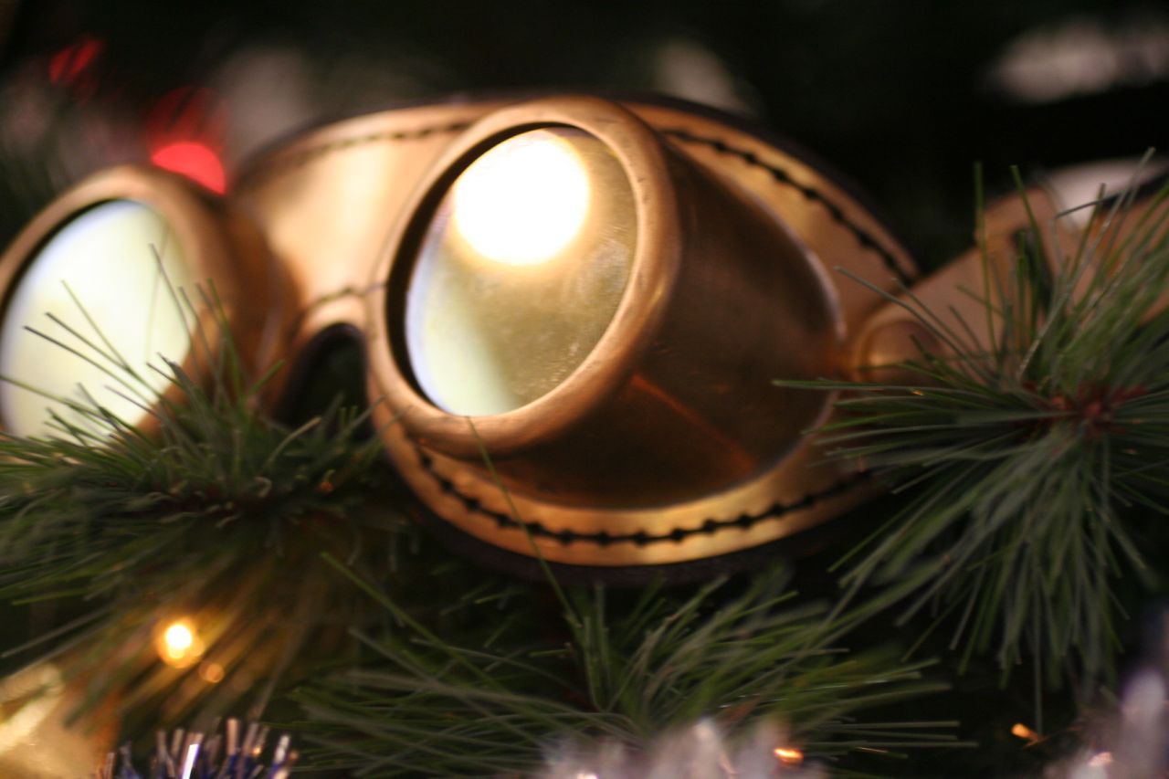 Real Brass Goggles