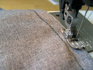 Turn Inside Out and Topstitching