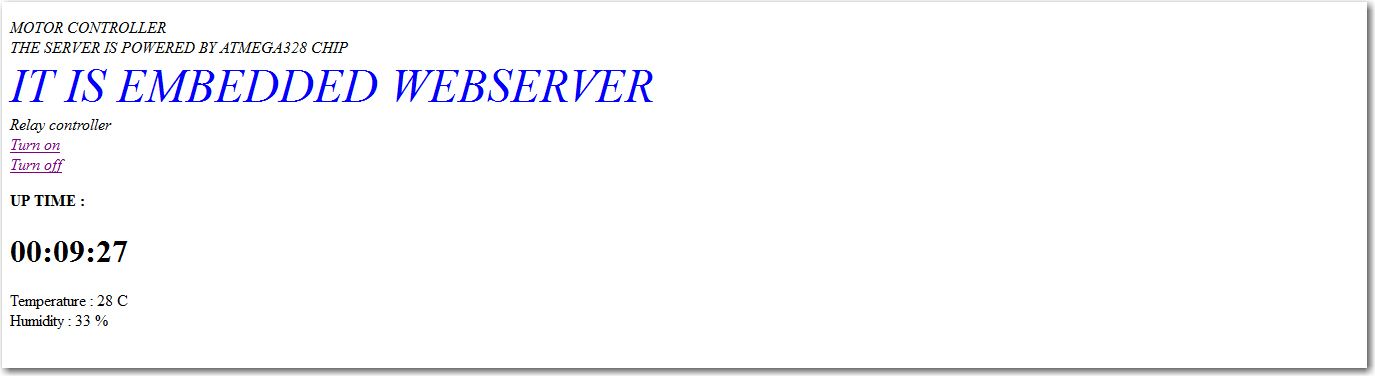 Online DC motor controller