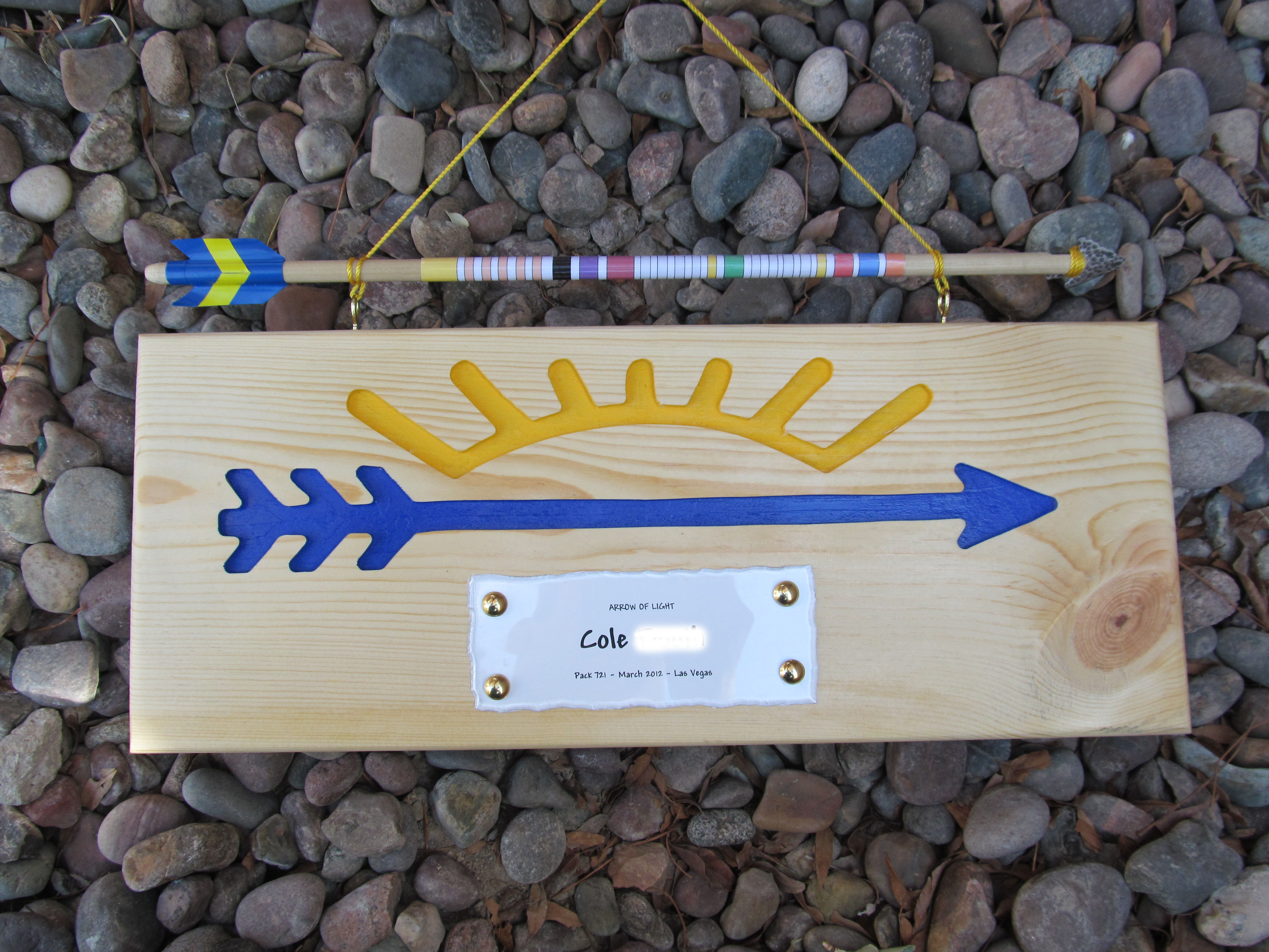 How to Make an Arrow of Light Award