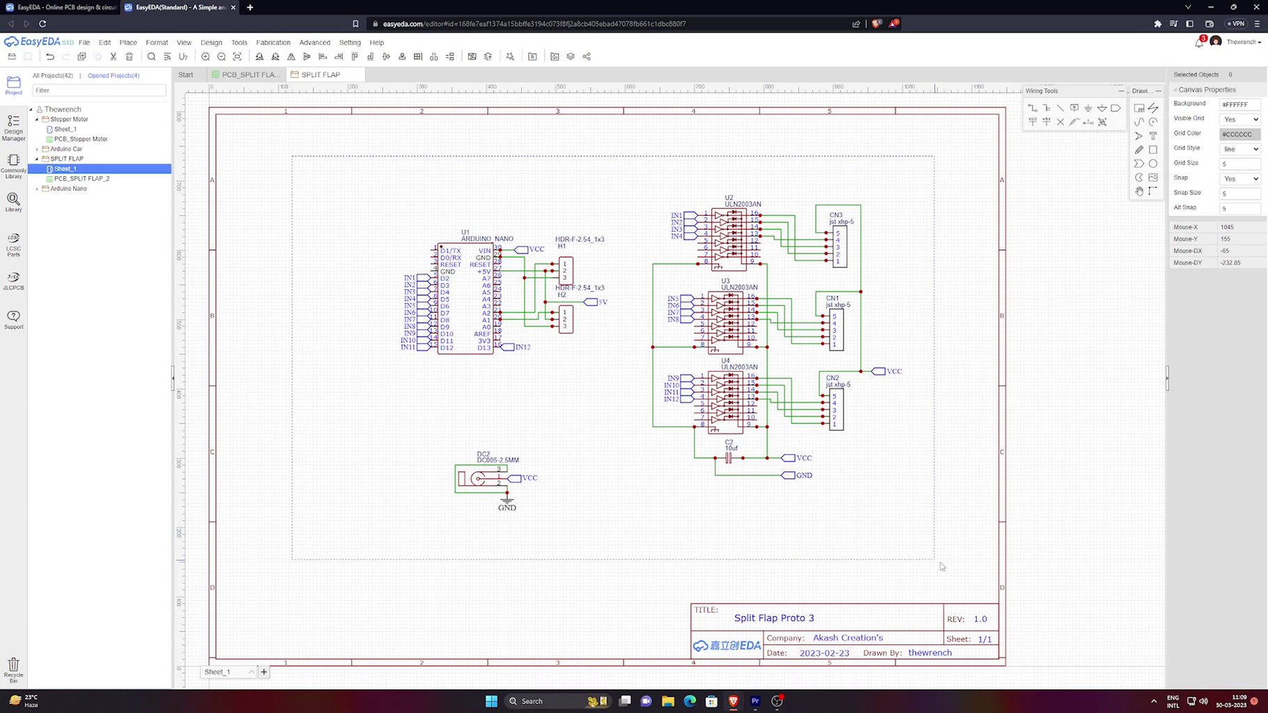 Making a Split Flat Display Clock - 3D Printed | Arduino : 16 Steps ...
